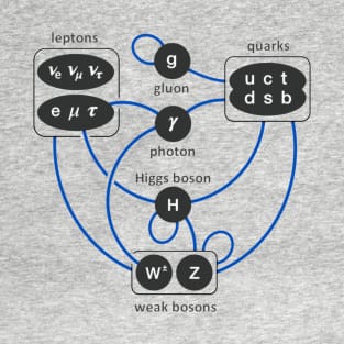 Standard Model Particles Higgs Boson Physics Theory T-Shirt